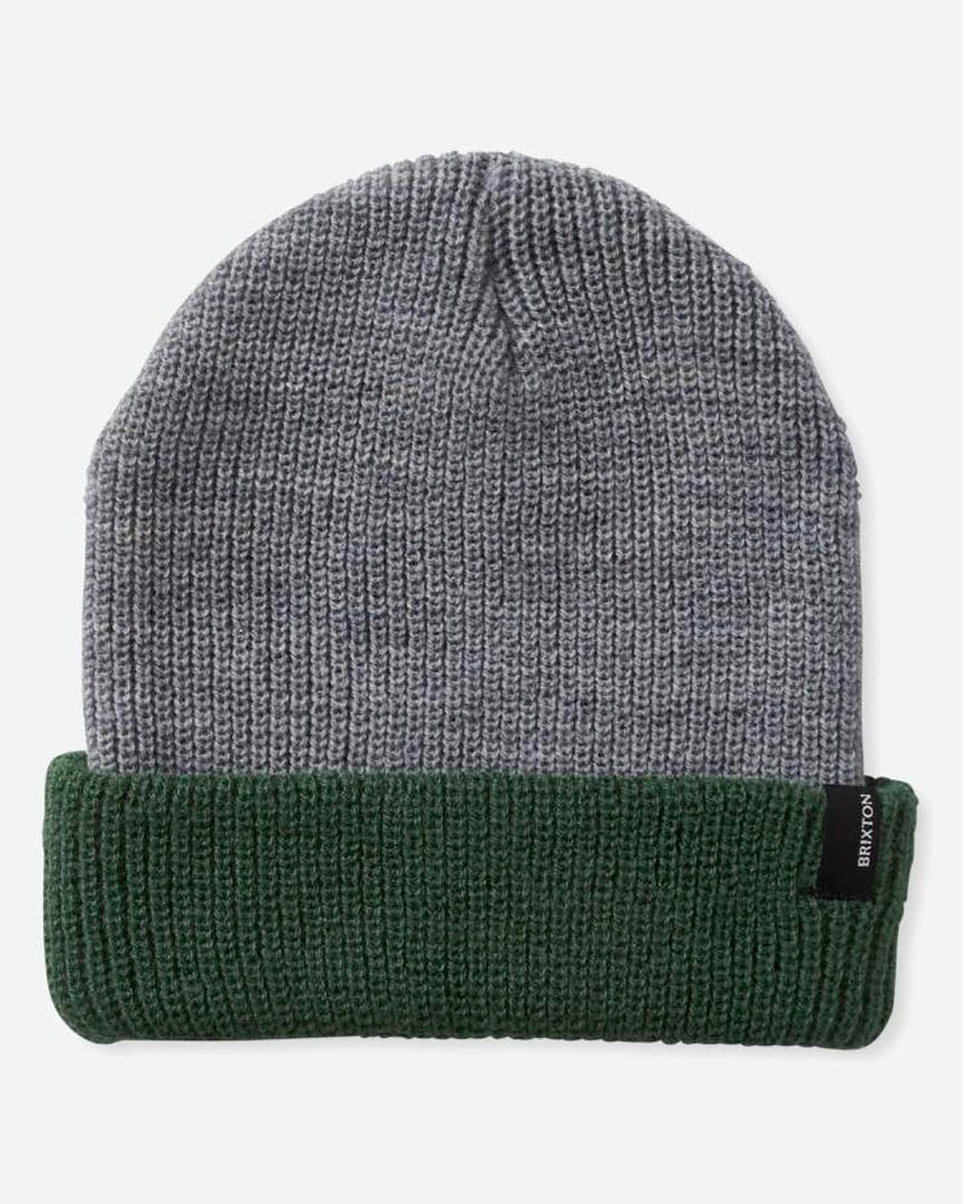 Tuque Heist Beanie - Light Heather Grey/Pine Needle