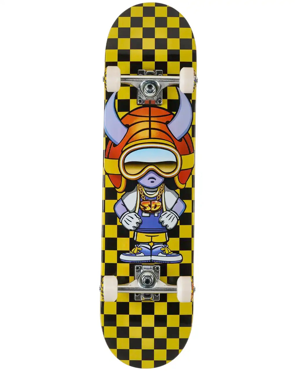 Skateboard Complet Baller - Black Yellow Checks