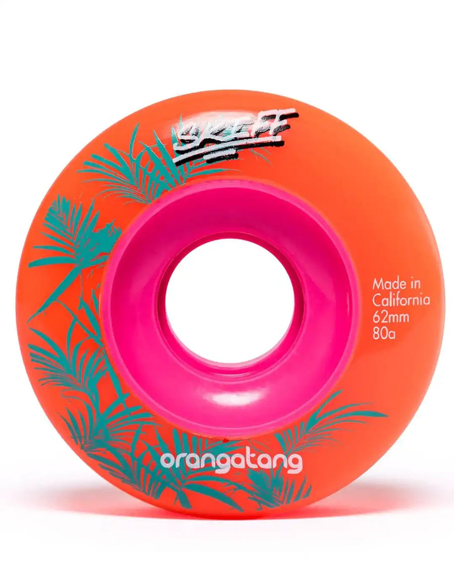 Skiffs Longboard Wheels - Orange