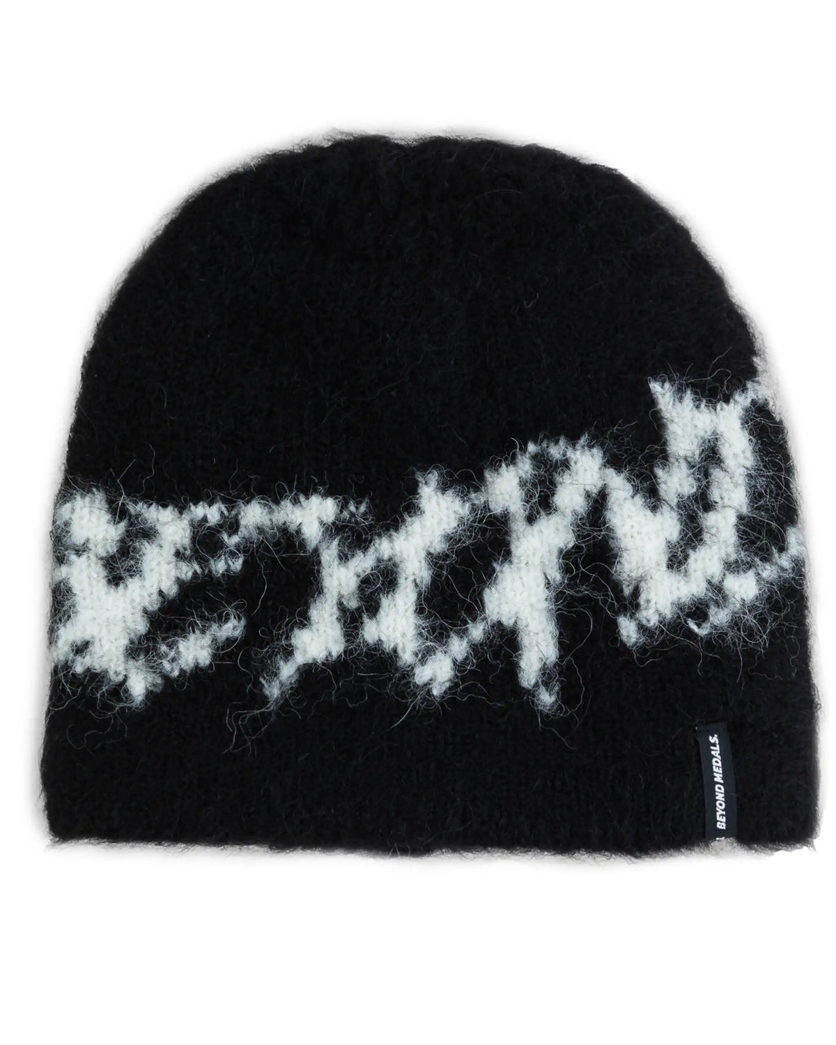 BEYOND MEDALS Fluffy Beanie - Black