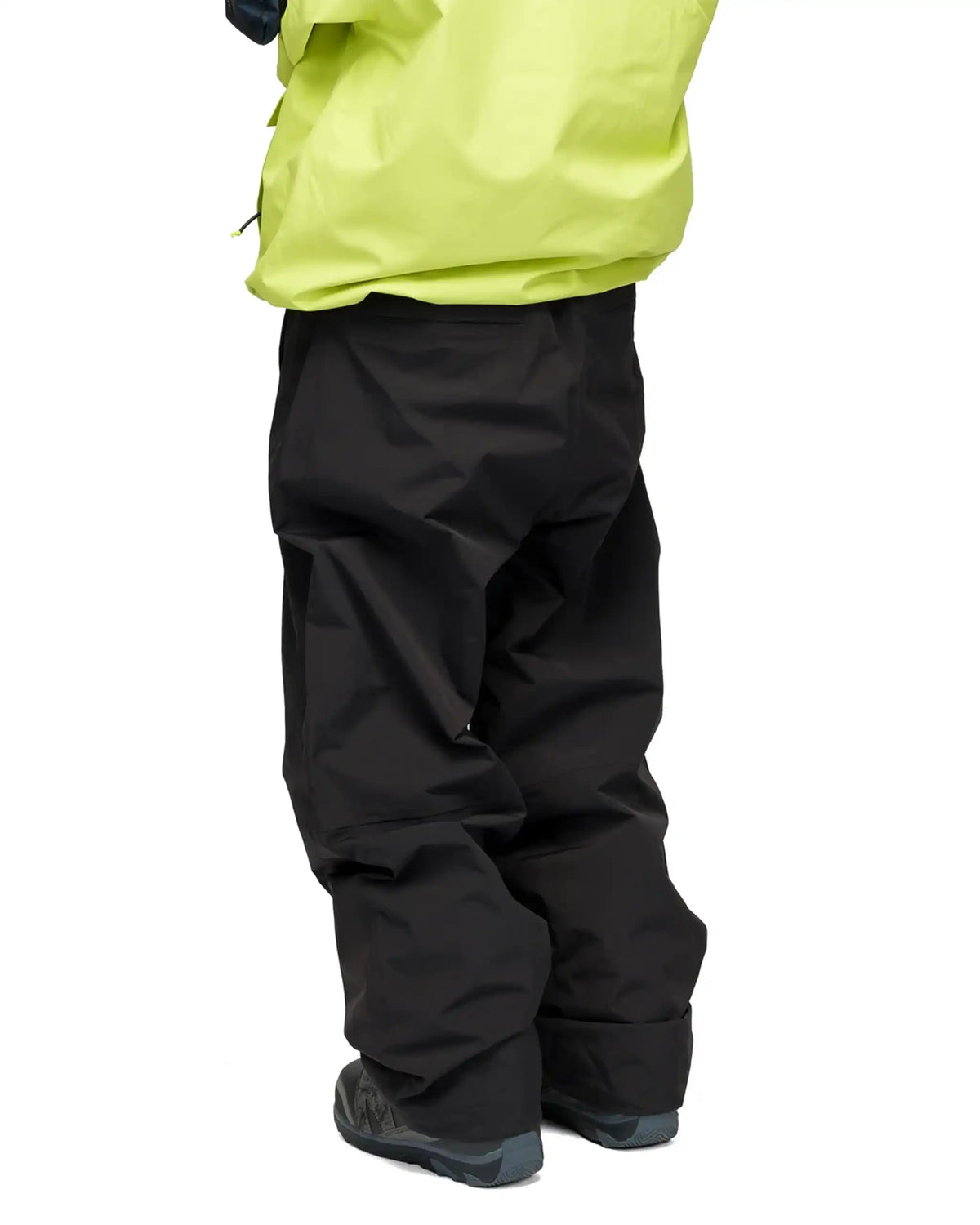 SOUVENIR Pleated Chino Snow Pants - Black – view 4