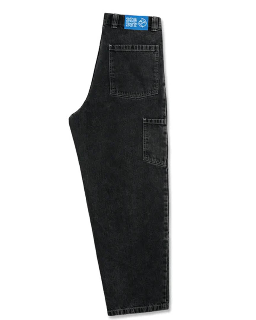 Big Boy Work Pants Knee Jeans - Silver Black