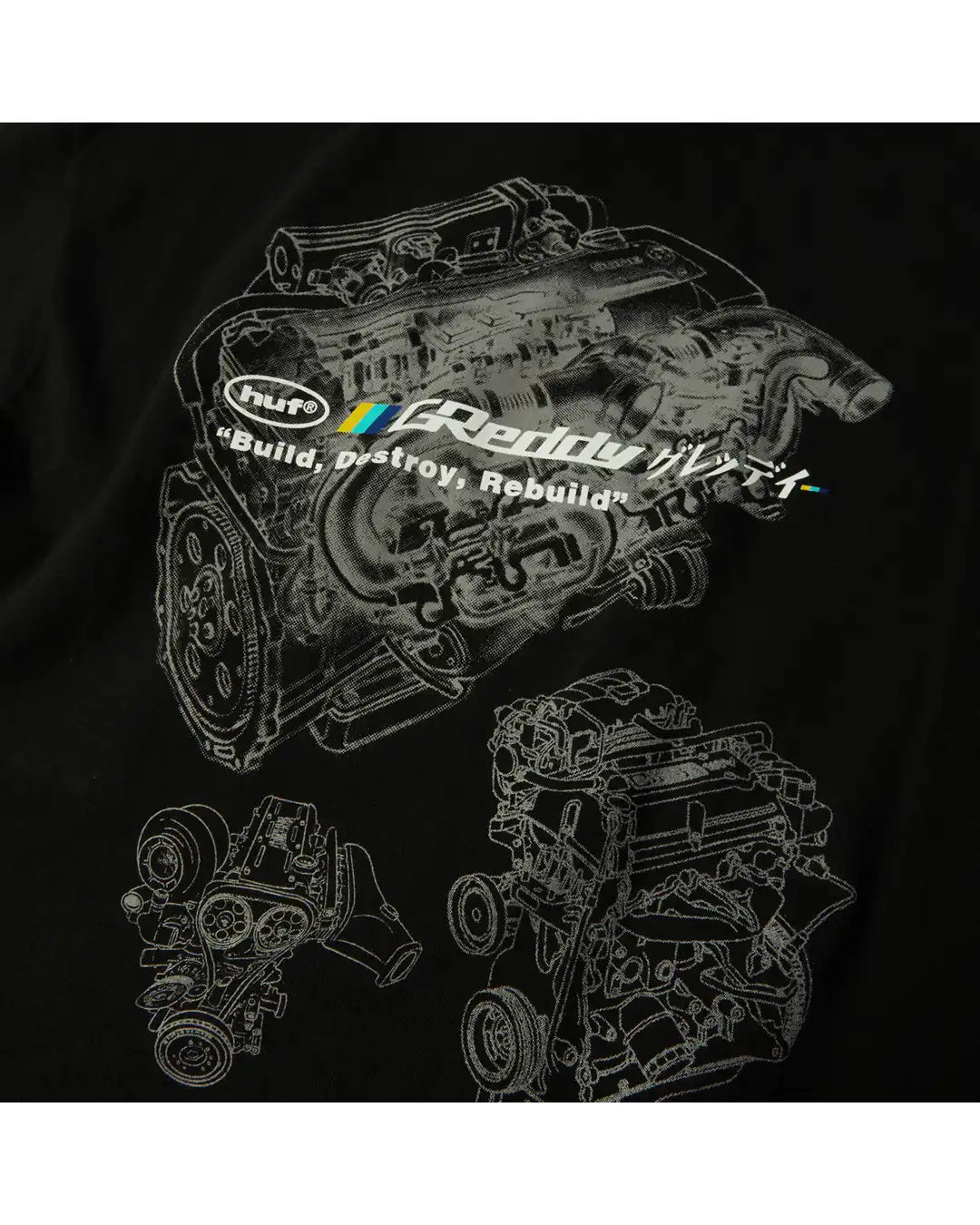 T-Shirt X Greddy Motors - Black