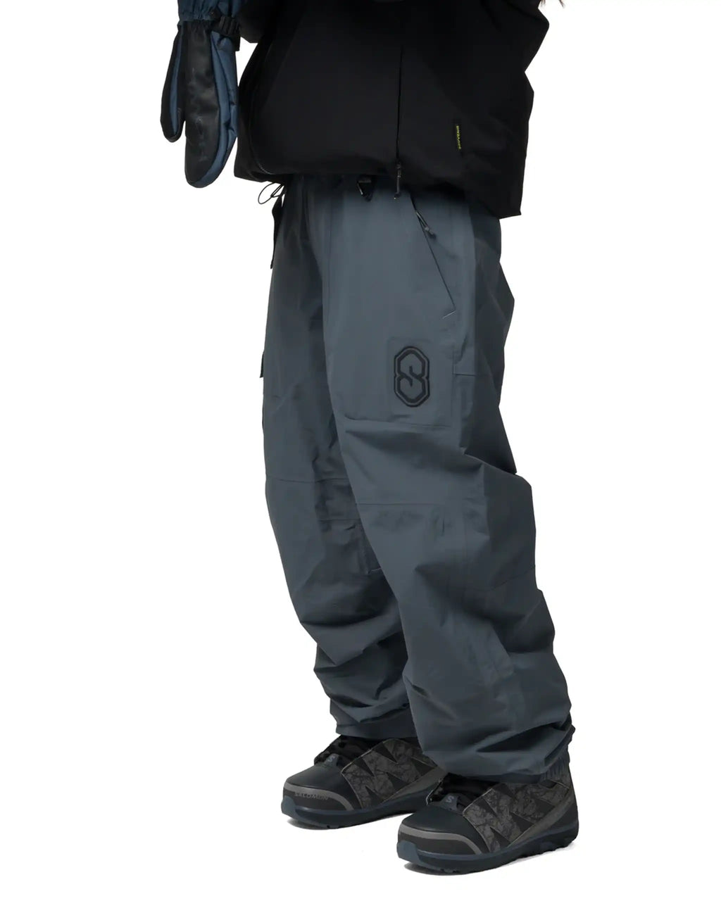 Pantalon de neige Pantalon Neige 3 Ply Ripstop Pant - Wolf Grey par SOUVENIR – vue 4