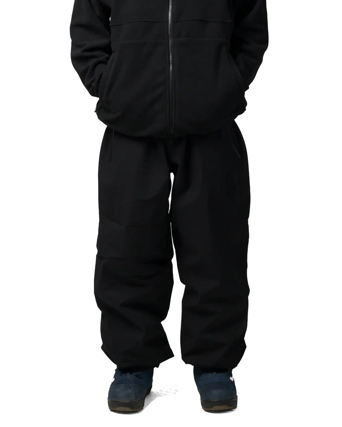 SOUVENIR Insulated Track Pant Snow Pants - Black – view 3