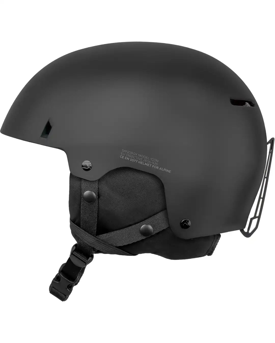 Icon Snow Winter Helmet - Black