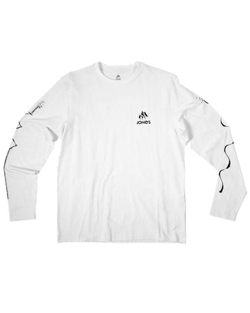 Split Ls Long Sleeve T-Shirt - White