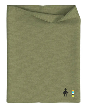 Thermal Merino Reversible Neck Gaiter - Winter Moss Heather