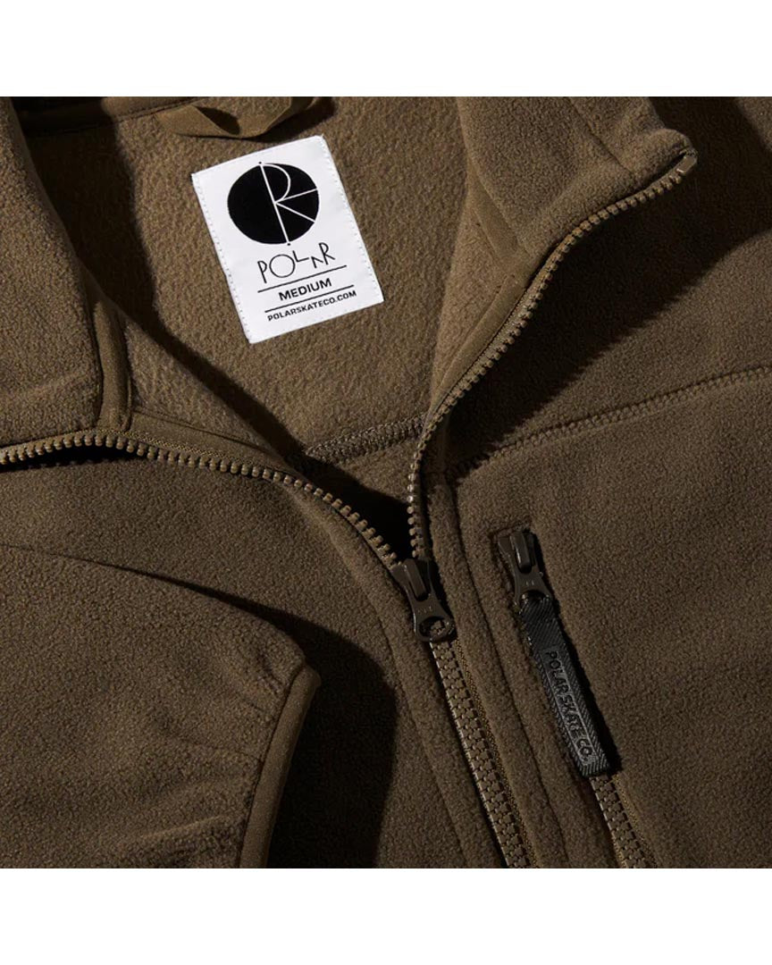 Basic Fleece Jacket - Brown