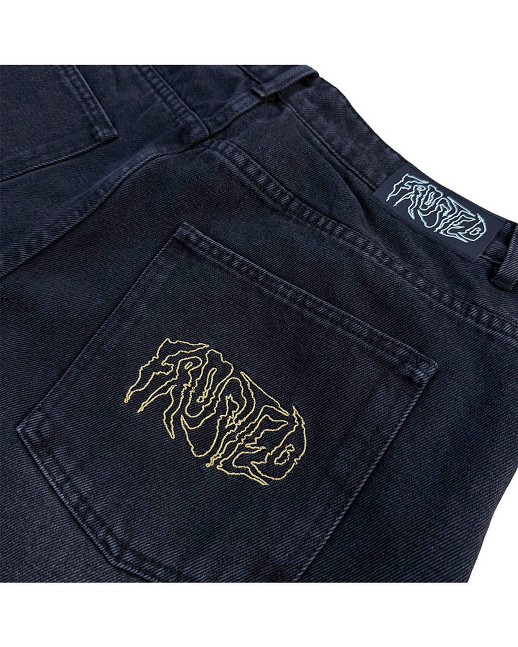 Short Wavy Baggy - Moon Black