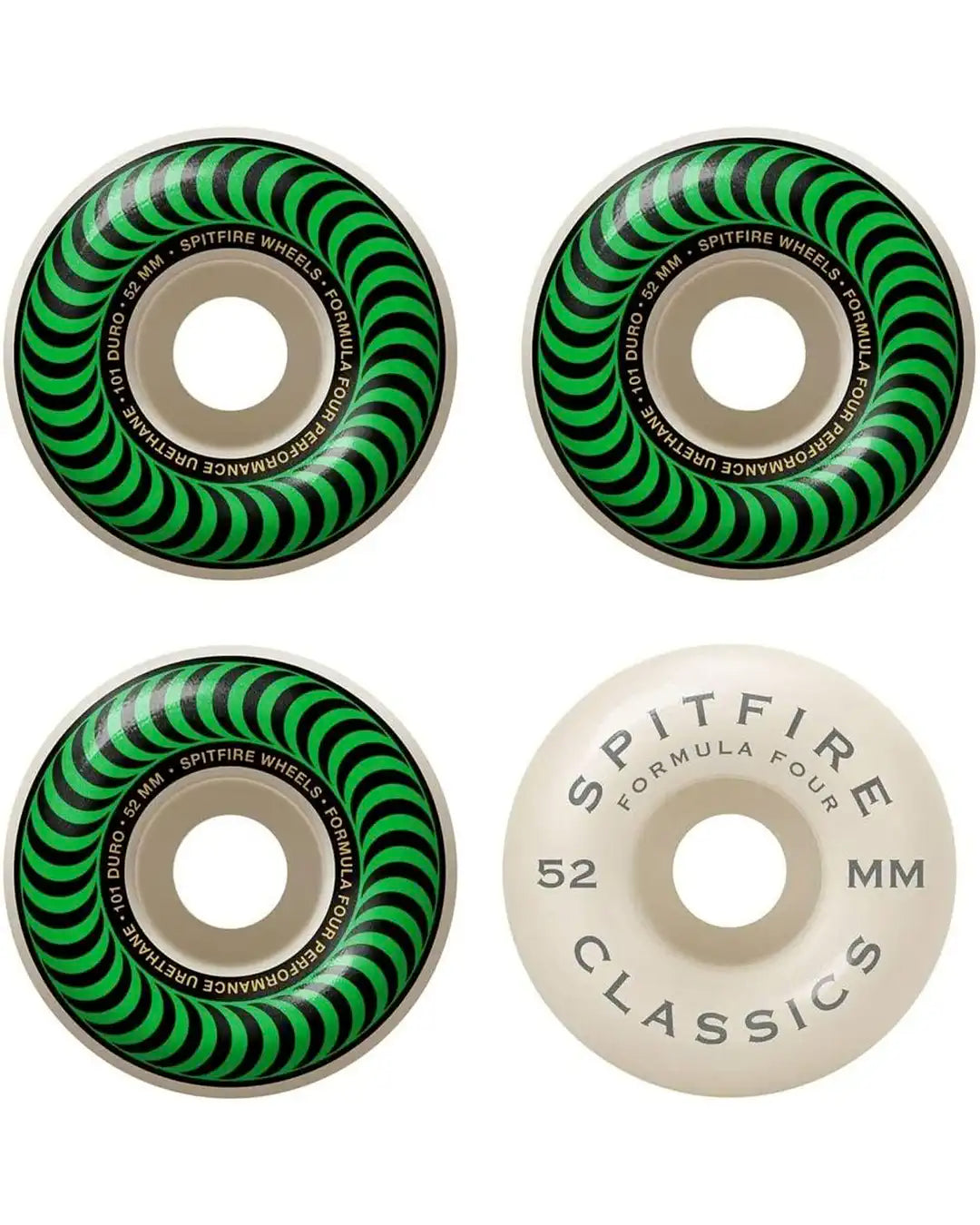 F4 101D Classic Skateboard Wheels