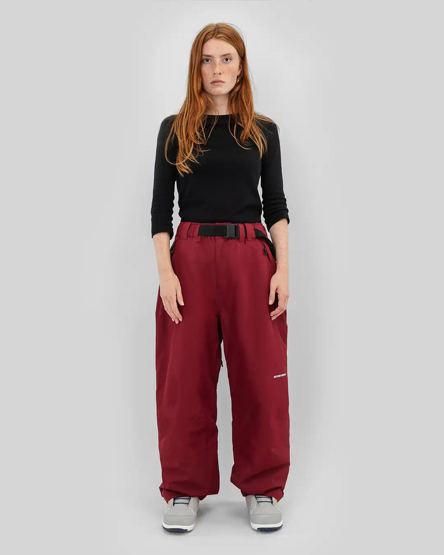 Nostalgia 2L Snow Pants - Dark Red