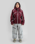 BEYOND MEDALS X Taped 3L Winter Jacket - Dark Red – view 3