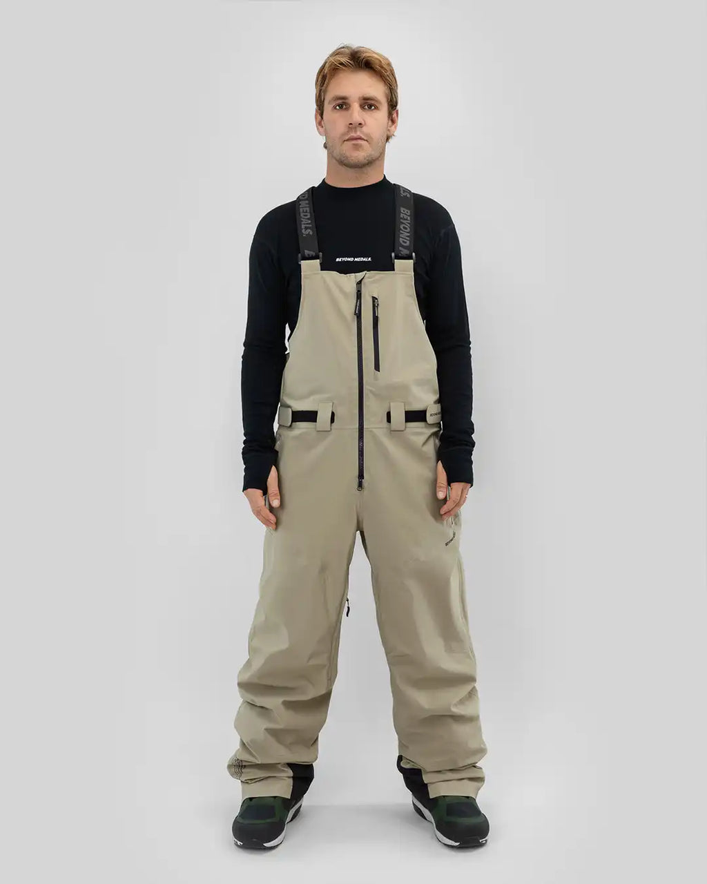 Tech 3L Snow Bib - Beige