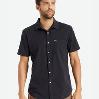 Charter Oxford S/S Shirt - Black