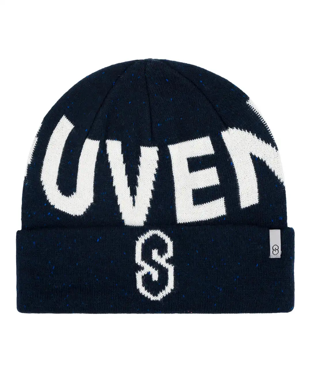 Speckled Cuff Beanie - Navy