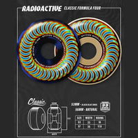 Roues De Skateboard F4 99D Radioactive Classic - 53mm