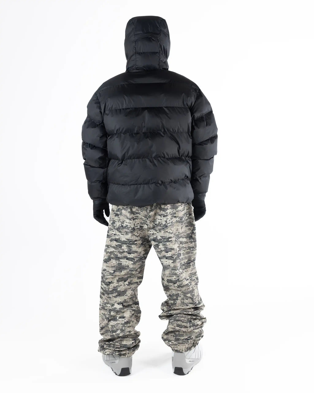 Manteau Neige Puffy - Black par HOWL – vue 4