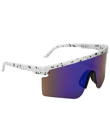 Mojave Speed Shades Sunglasses - White/Green Mirror