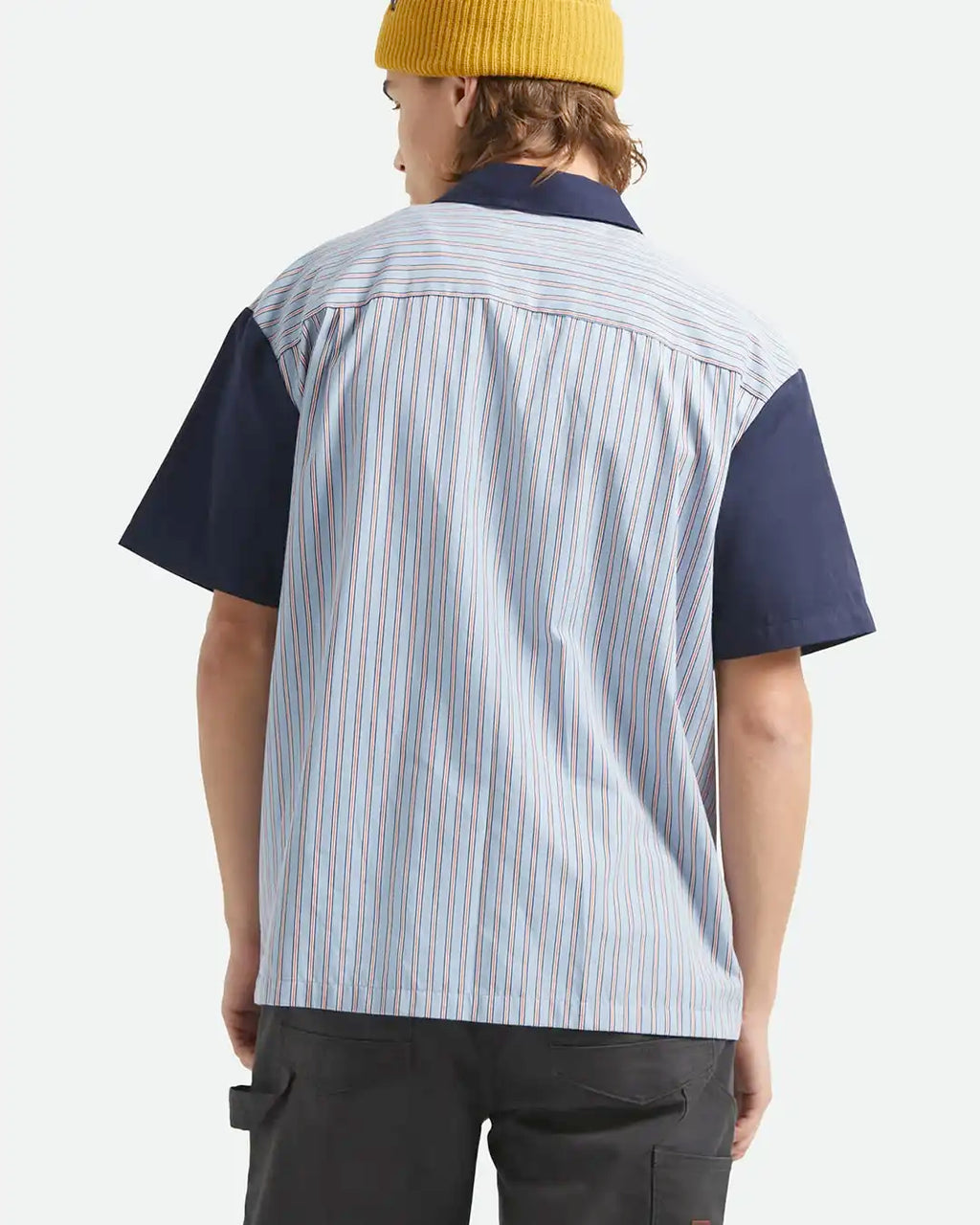Builders Olson Woven Shirt - Blue Aura Strip
