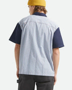 Builders Olson Woven Shirt - Blue Aura Strip