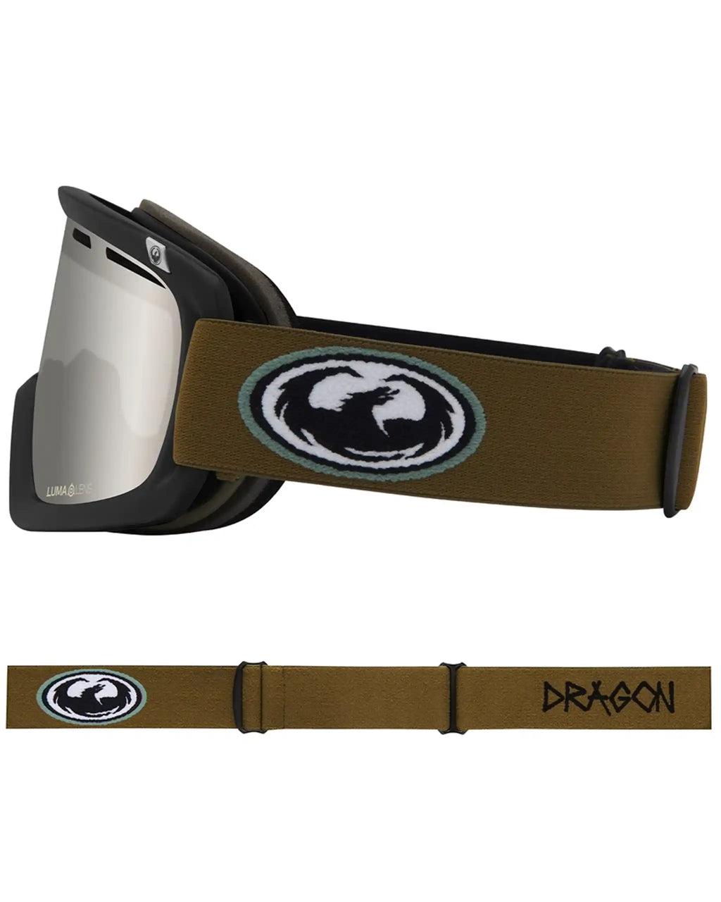 Goggles D1 Otg 2 - Oldskool/Silver par DRAGON – vue 3
