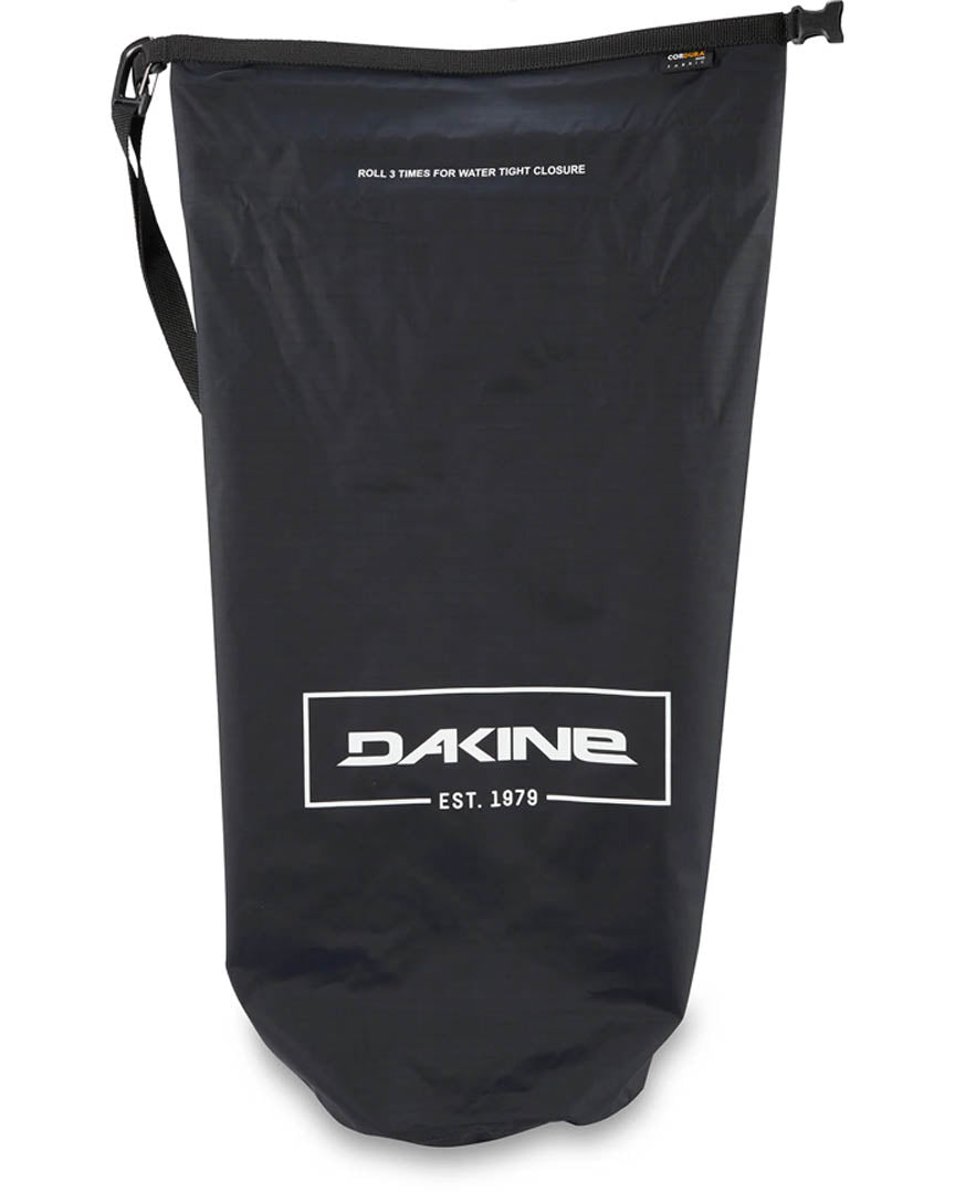Packable Wet/Dry Rolltop Surf Backpack - Black