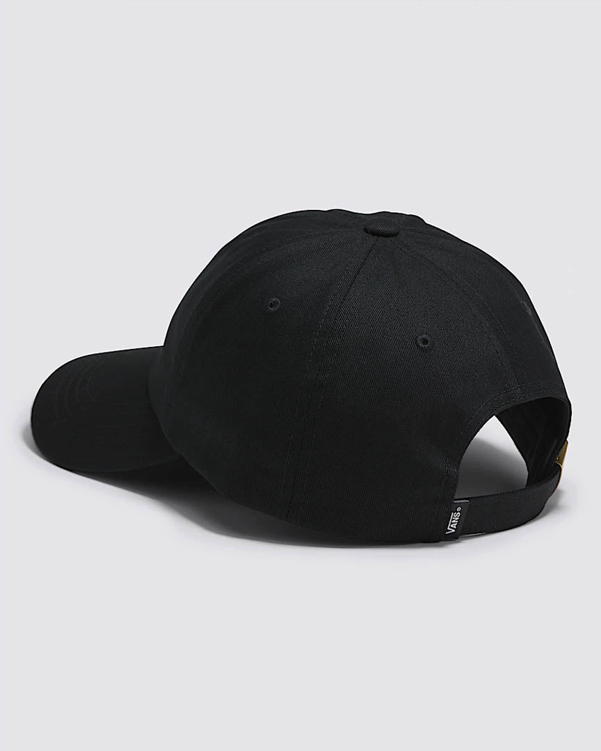 Half Box Curved Bill Jock Hat - Black