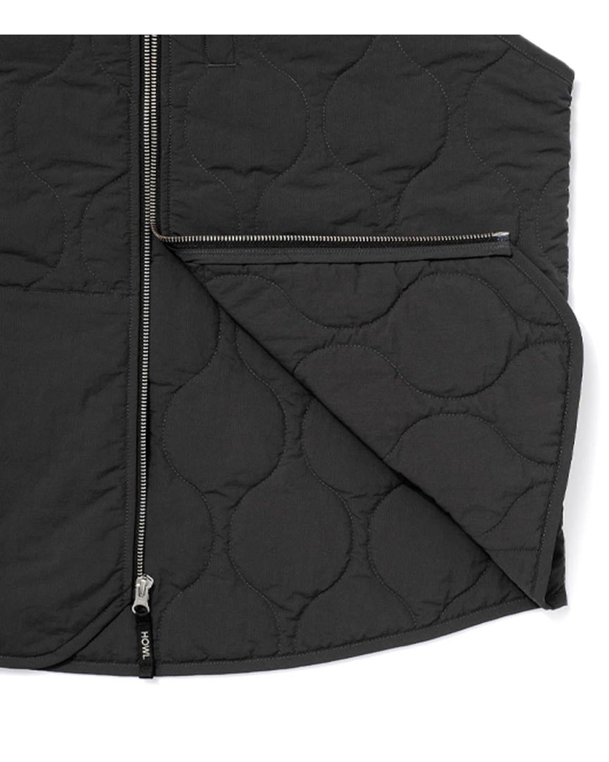 Onion Quilted Vest - Black