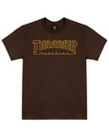 Outlined T-Shirt - Dark Chocolate