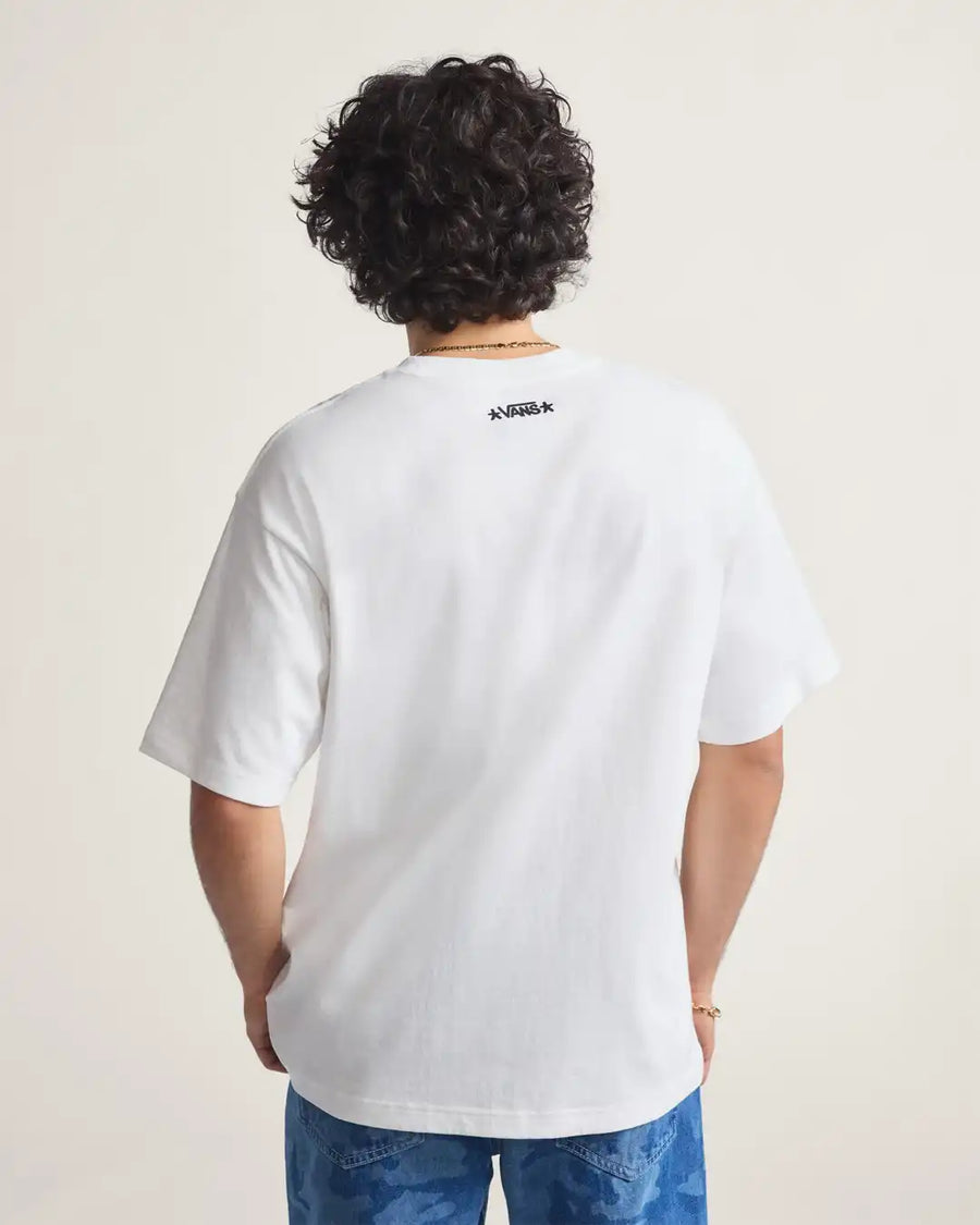 T-Shirt Skate Atiba Haze Curb Crw - White