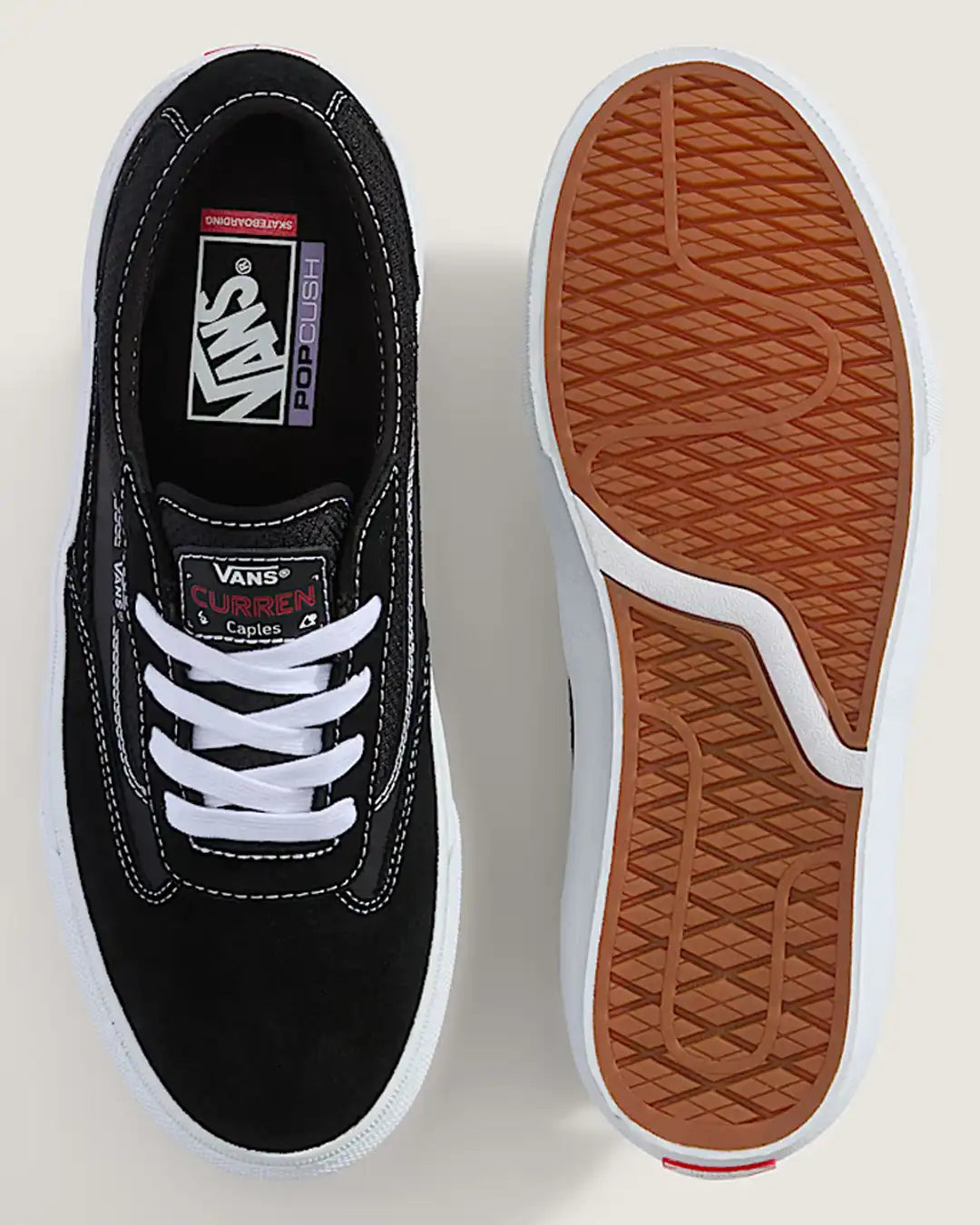 Skate Curren Caples Shoes - Black/White