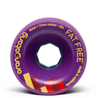 Fat Free Longboard Wheels - Purple