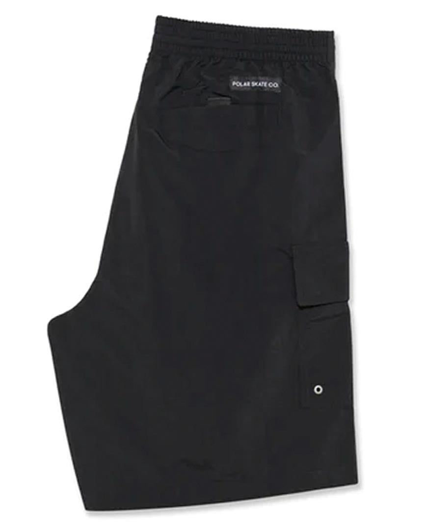 Short Utility Swim Shorts - Black