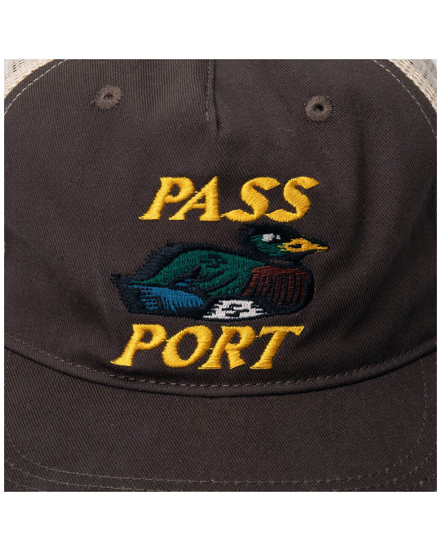 Fast Duck Workers Hat - Bark/Cream