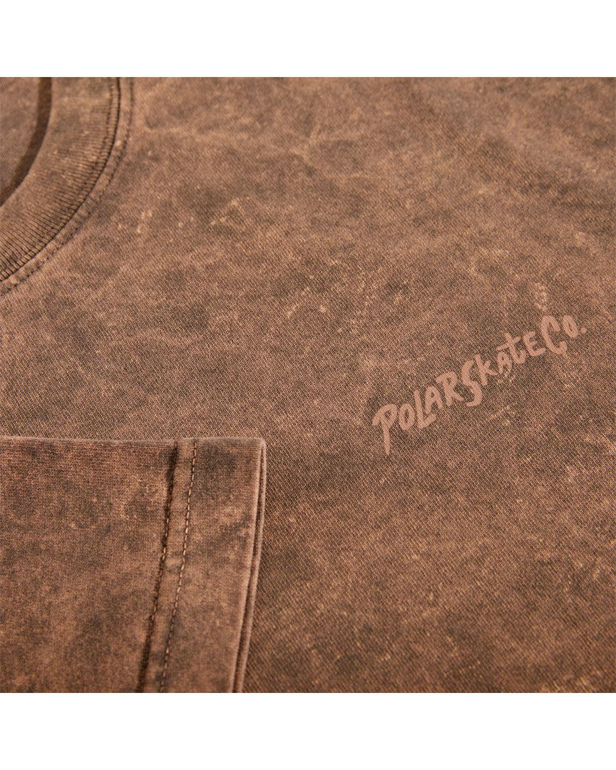 T-Shirt Acid Surf Logo - Brown