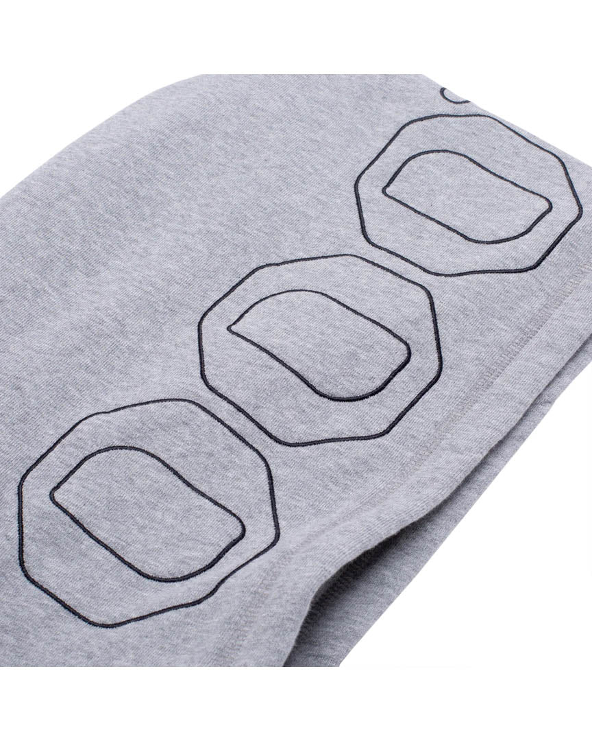 Hoodie Og Logo On Hood - Heater Grey