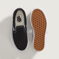 Kids Classic Slip-On Shoes - Black/True White