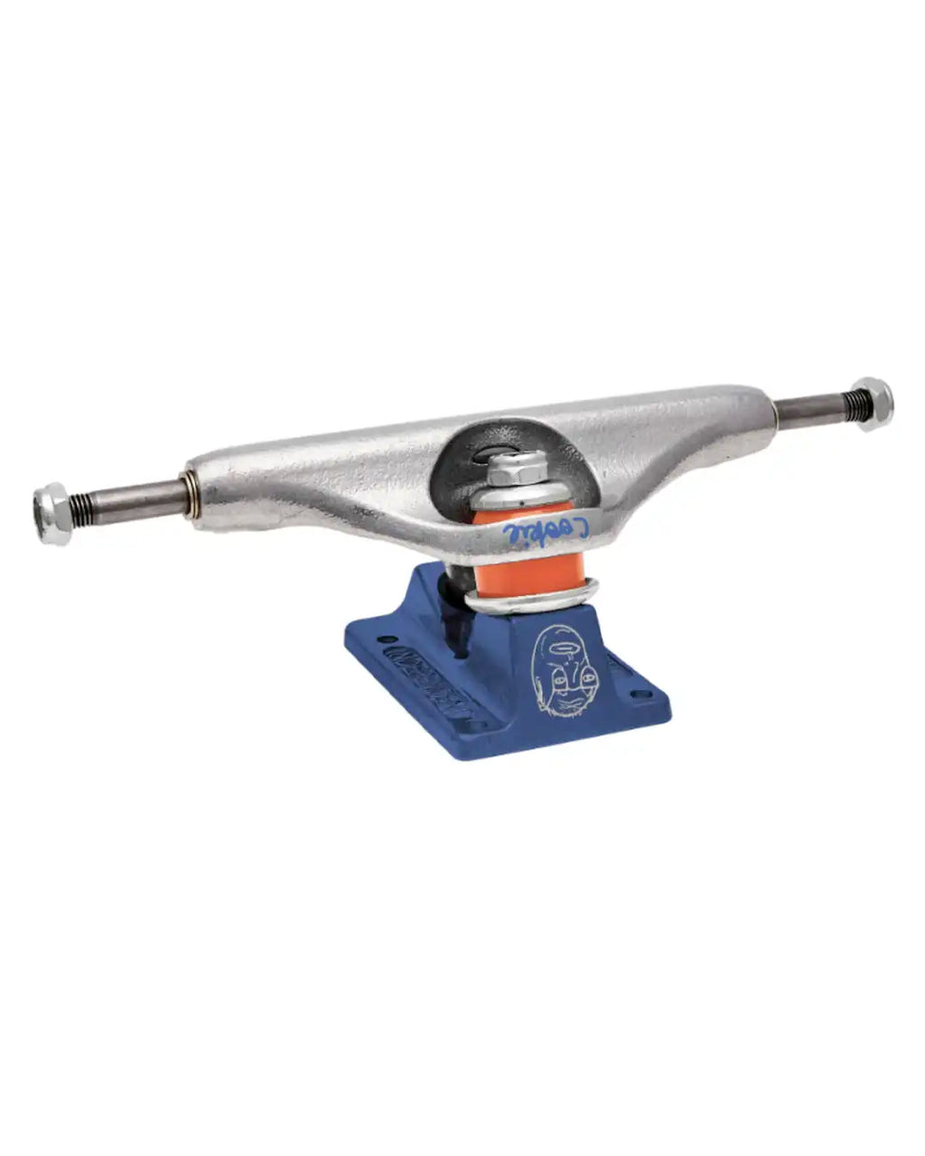 INDEPENDENT Stage11 Pro Chris Colbourn Faces Skateboard Trucks - Silver/Blue – view 3