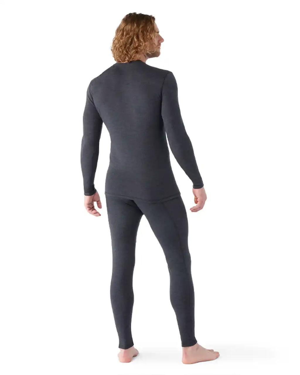 Couche De Base Men's Classic Thermal Merino Base Layer Crew Boxed - Charcoal Heather