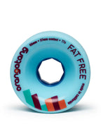 Fat Free Longboard Wheels - Blue