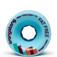 Fat Free Longboard Wheels - Blue