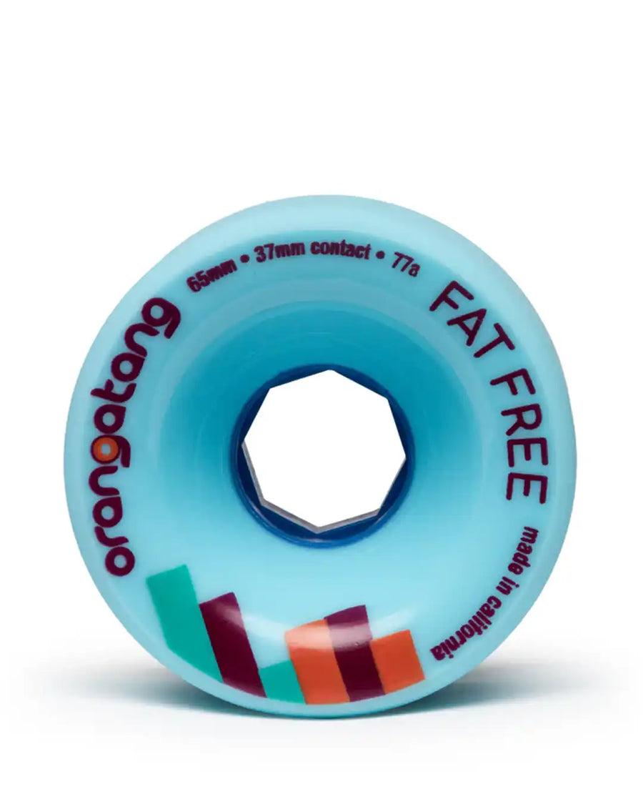 Fat Free Longboard Wheels - Blue