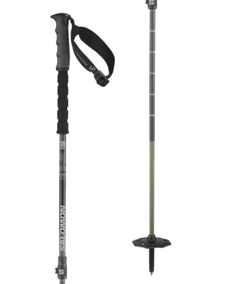 Pôles De Ski Steep Pro Vario S3 - Black Ebony