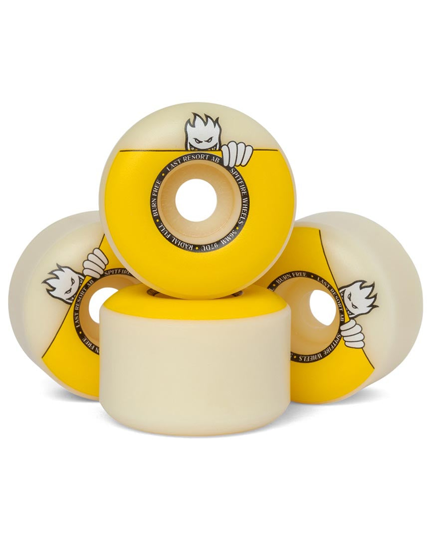 Spitfire Radical Full Formula Four Skateboard Wheels - Yellow