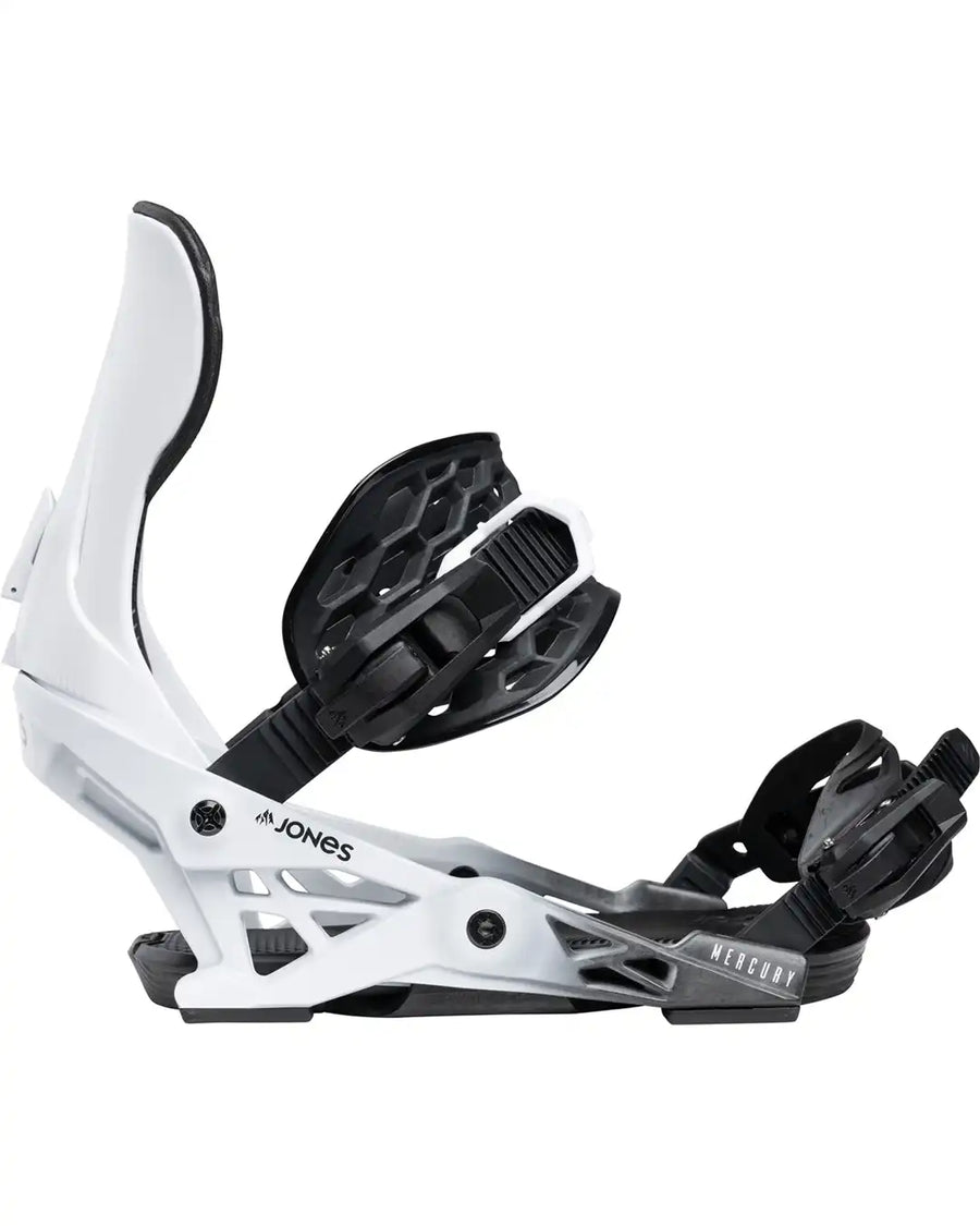 Mercury Snowboard Bindings - Cloud White 2026