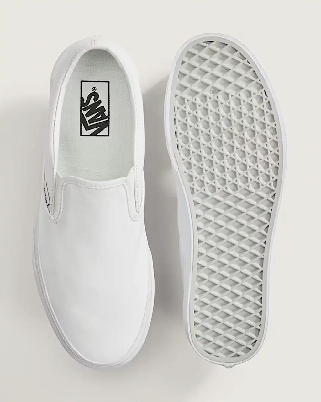 Classic Slip-On Shoes - True White