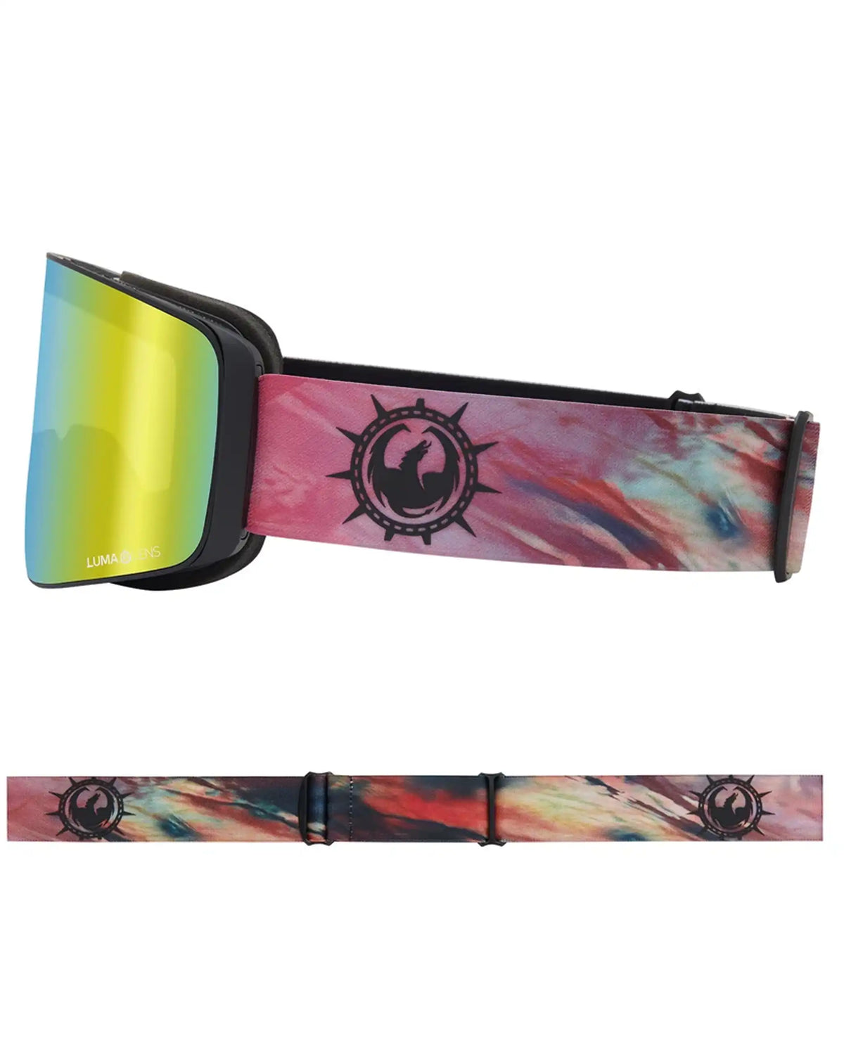 Goggles Slain Mag Cyl - Burnout/Gold par DRAGON – vue 3