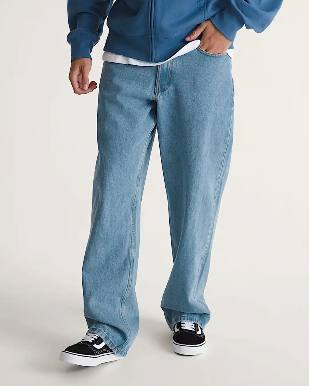 Jeans Check-5 Loose - Stonewash/Blue