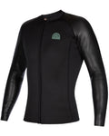 Wetsuit L/S Neoprene Vest Fzip - Black